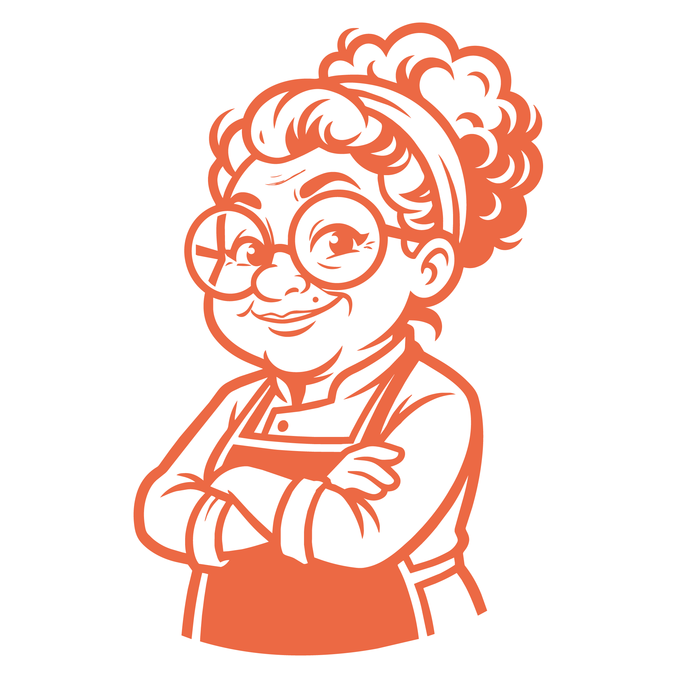 Abuela naranja